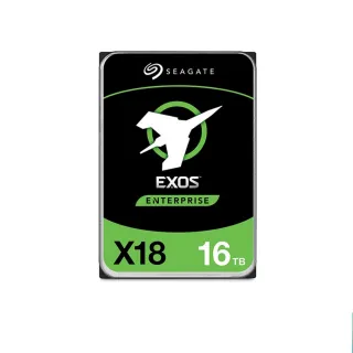 【SEAGATE 希捷】企業級 氦氣碟 EXOS X18 16TB 3.5吋 7200轉 企業級硬碟(ST16000NM000J)