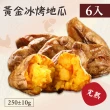 【好食鮮】團購爆量必買完熟黃金冰烤地瓜6包組(250g±10%/包)