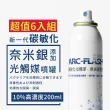 【ARC-FLASH】10%高濃度碳敏化光觸媒+奈米銀除甲醛簡易型噴罐200ml(超值6件組)