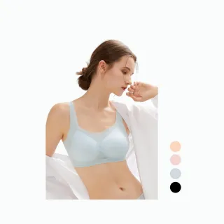 【A&R】升級版莫代爾冰絲萊卡涼感超薄寬肩帶內衣 四色任選(AIR SKIN BRA 零重力無痕 無鋼圈 背心式)