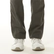 【Lynx Golf】男款彈性舒適天絲棉材質刷舊感類牛仔褲紋路特殊袋蓋造型平面休閒長褲(黑色)