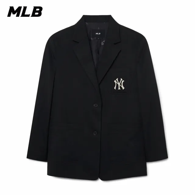 【MLB】女版西裝夾克外套 紐約洋基隊(3FJKB0231-50BKS)