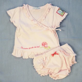 【義大利 Rosso】森林童話 新生兒夏季套裝(適合：0-3個月大)
