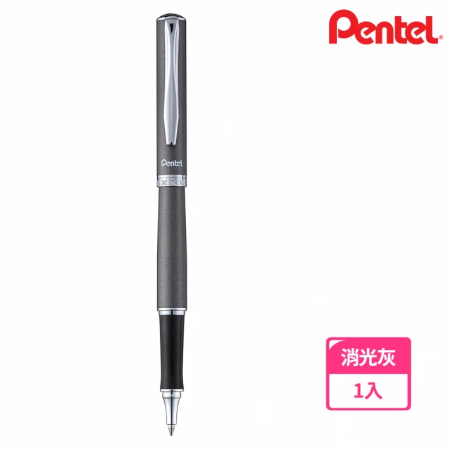 【Pentel 飛龍】限量Sterling 高級金屬鋼珠筆 消光軸