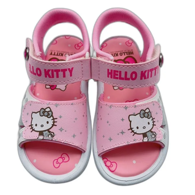 【樂樂童鞋】台灣製三麗鷗可愛涼鞋--二色可選(Kitty童鞋 台灣製涼鞋)