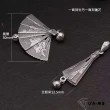 【xmono】990千足銀牡丹摺扇項鍊(母親節/送禮)