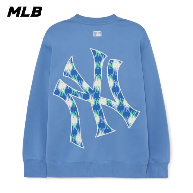 【MLB】大Logo長袖大學T MONOGRAM系列 紐約洋基隊(3AMTM0631-50CBL)