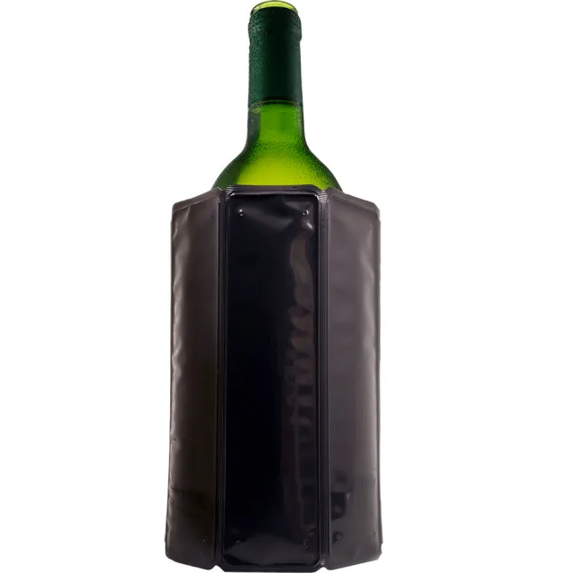 【VACU VIN】荷蘭 軟性保冷冰桶 黑1L / 冰酒桶 冰鎮桶 保冰桶