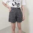 【BBHONEY】小香風格紋織西裝短褲(網美熱搜款)