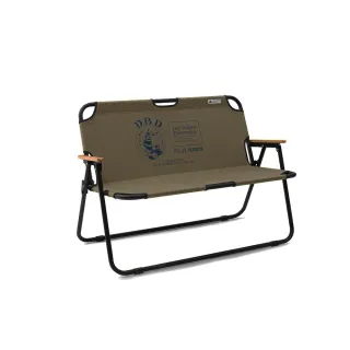 【POLER STUFF】D.B.D Logo Double Chair防潑雙人摺疊露營椅(Filter017 聯名款)