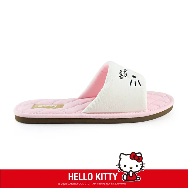 【Paidal】Hello Kitty 凱蒂貓一片式高級室內拖鞋