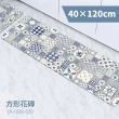 【FL 生活+】奈米硅藻土速乾防滑吸水地墊-40*120-特長款4入(超級豪宅大全配組)