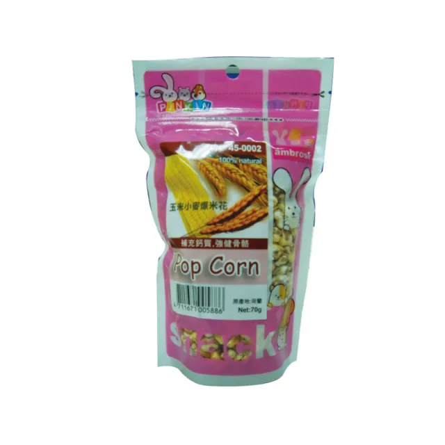 【PINKIN】天然果乾囓齒類小動物專用70g-120g*5入組(小動物零食)