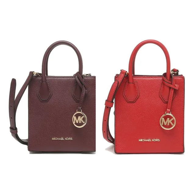 【Michael Kors】皮革迷你手提斜背兩用包