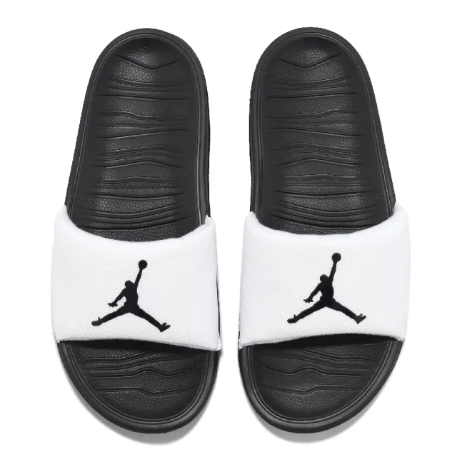 【NIKE 耐吉】拖鞋 Jordan Break Slide GS 女鞋 大童鞋 黑 白 一片拖 喬丹 運動拖鞋(CD5472-100)