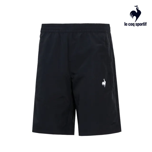 【LE COQ SPORTIF 公雞】防潑水基礎百搭平織運動短褲 男女-多款多色-LOR81881-882_LOR82881-882