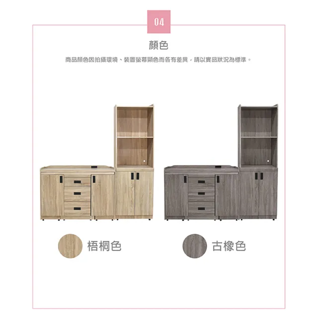 【IHouse】匠人 6尺機能型三件式餐桌櫃/電器櫃(附插座)