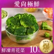 【愛尚極鮮】極速鮮凍青花菜花椰菜10包組(200g±10%/包)