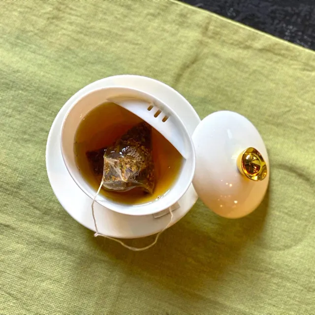【好運道】黃金元寶財庫蓋碗(文創 禮品 禮物 收藏)
