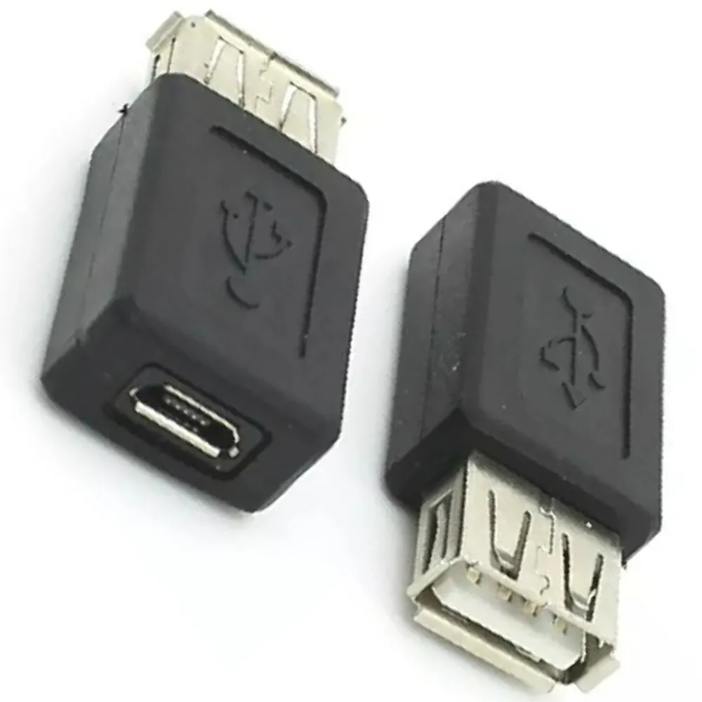 【Ainmax 艾買氏】Micro usb 轉接頭 micro usb 母 轉 usb 母 1入(micro usb 對 usb 母)