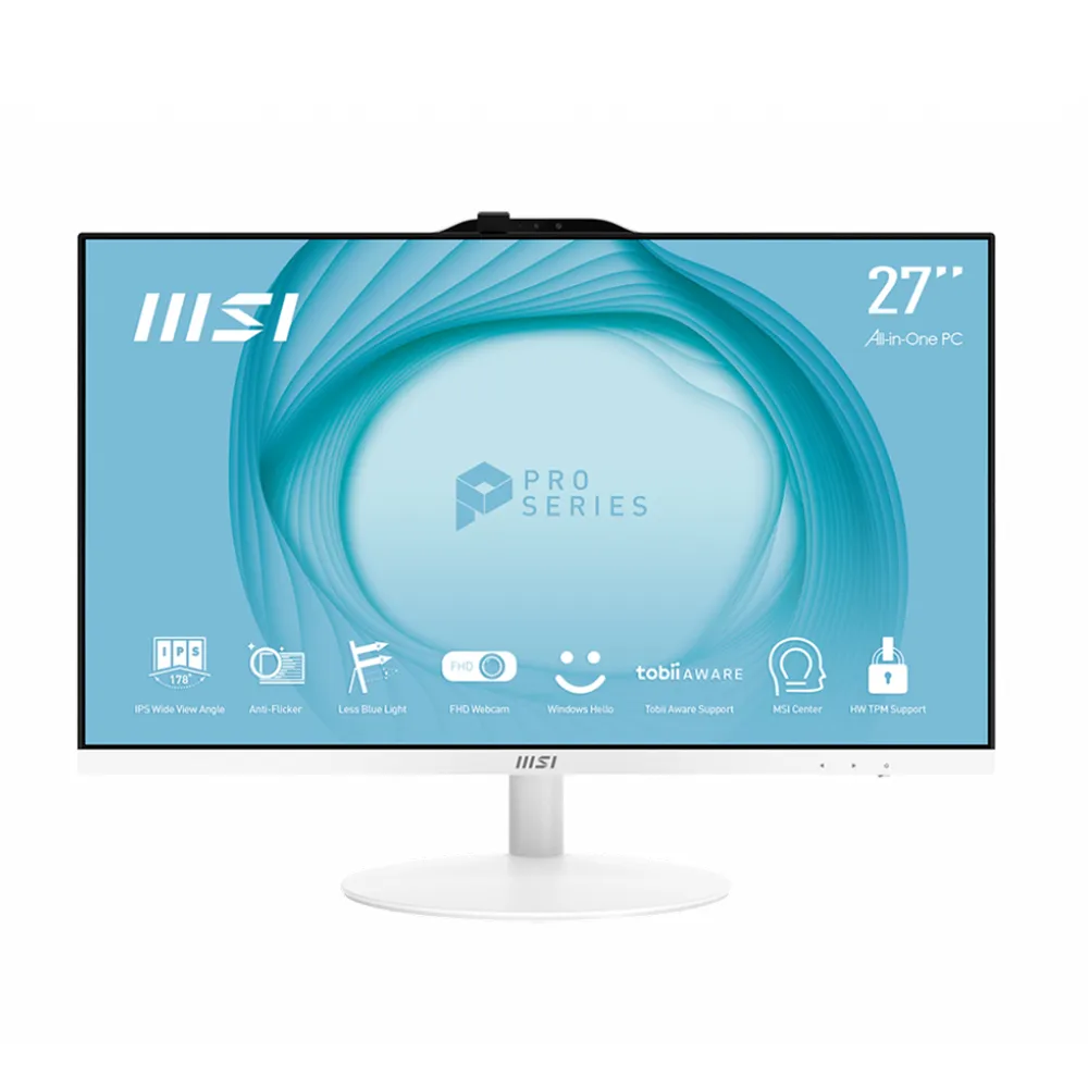 【MSI 微星】27型i7液晶特仕電腦(PRO AP272 13M-400TW-SP1/i7-13700/16G/1TB SSD+1TB HDD/W11P)