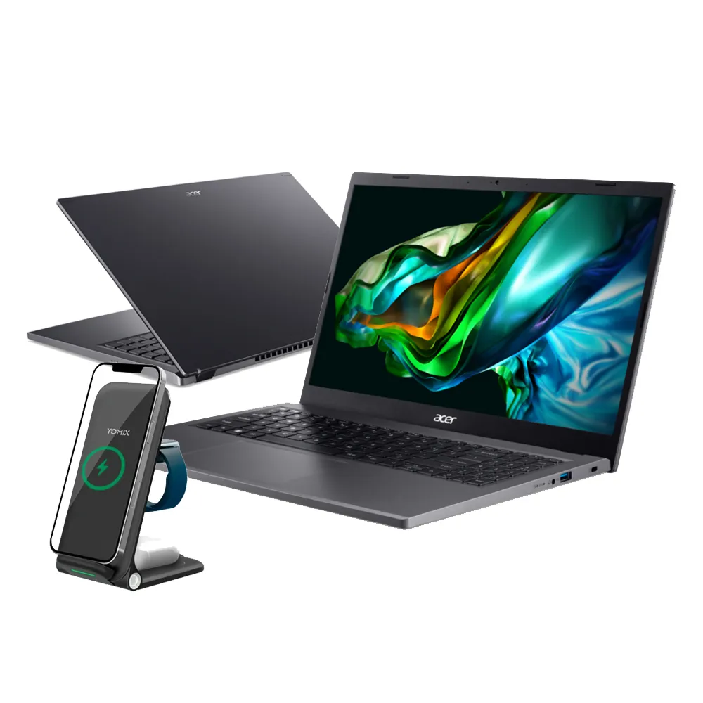 【Acer】快充無線充電座組★15.6吋i5輕薄筆電(Aspire 5/A515-58P-599T/i5-1335U/8G/512G/W11)