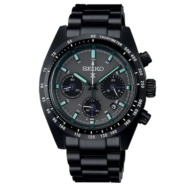 【SEIKO 精工】Prospex SPEEDTIMER 黑潮夜視 太陽能計時錶/SK027(SSC917P1/V192-0AF0SD)