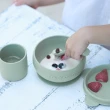 【minikoioi】土耳其製 小美食家碗杯匙3件組 多色可選(副食品 矽膠餐具 彌月禮)