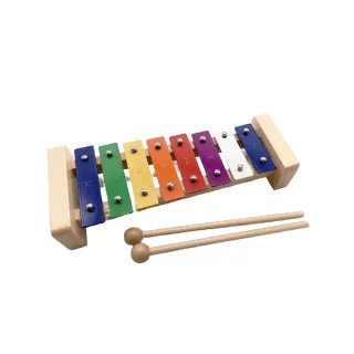 【OPPA】八音鐵琴 附棒一對 奧福樂器(幼兒教育 小樂器)