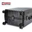 【SWISS STYLE】Voyager 29吋輕奢鋁框行李箱 日本Hinomoto頂規靜音飛機輪 100%PC頂級耐衝擊材質(兩色任選)