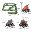 【Jigsaw】兒童恐龍迴力車拼圖玩具(益智玩具//聖誕禮物/交換禮物)