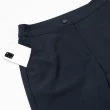 【ILEY 伊蕾】簡約職場都會單釦直筒西裝褲(深藍色；M-XL；1231246405)