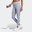 【adidas 愛迪達】TE Hiit 78 Tig 女 緊身褲 亞洲版 九分 高強度 高腰 吸濕排汗 銀紫(IC8301)