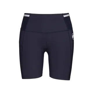 【Mammut 長毛象官方直營】Eiger Speed Short Tights W 極限艾格彈性緊身短褲 夜藍 女款 #1023-00890