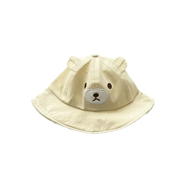 【Baby 童衣】兒童可愛小熊遮陽盆帽 男女童造型漁夫帽 遮陽帽 89021(共２色)