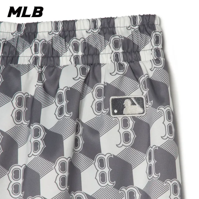 【MLB】女版運動褲 休閒長褲 MONOGRAM系列 波士頓紅襪隊(3FWPM0231-43GRS)