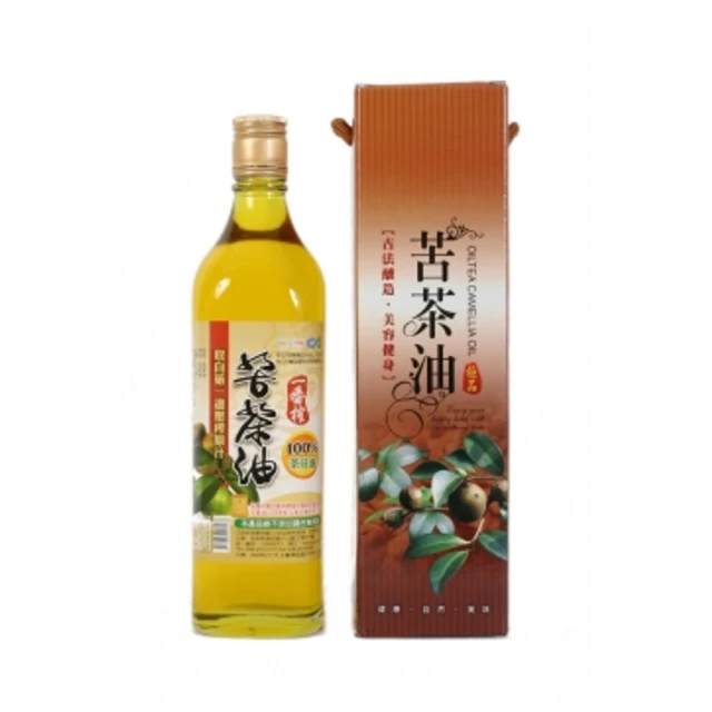 亞源泉 一番搾100％苦茶油600ml禮盒 1瓶