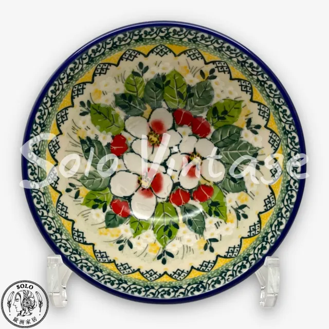 【SOLO 波蘭陶】波蘭製 CA 波蘭陶 14CM 丼飯碗 蘋果花系列 CERAMIKA ARTYSTYCZNA