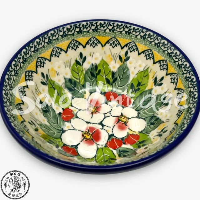 【SOLO 波蘭陶】波蘭製 CA 波蘭陶 14CM 丼飯碗 蘋果花系列 CERAMIKA ARTYSTYCZNA