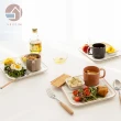 【韓國SSUEIM】RUNDAY系列個人早午餐陶瓷杯盤3件組(3色)