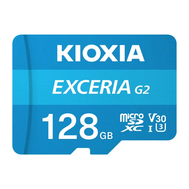 【KIOXIA  鎧俠】EXCERIA Micro SDHC R100MB UHS-I 128GB 記憶卡(附轉卡)