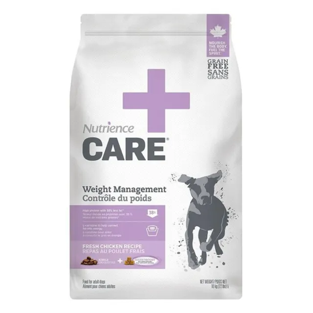 【Nutrience 紐崔斯】CARE＋頂級無穀處方犬糧 2.27kg/5lbs（情緒安穩/體重控制）(狗糧、狗飼料)