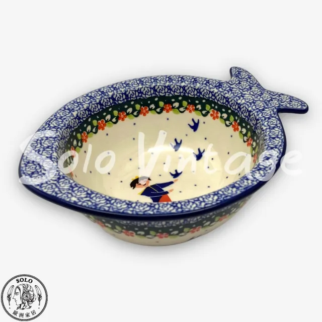 【SOLO 波蘭陶】波蘭製 CA 波蘭陶 19CM Q王子魚型碗 CERAMIKA ARTYSTYCZNA