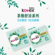 【Kotex 靠得住】茶樹沁涼棉 日用 23cm 10片x7包/ 用 28cm 9片x7包 箱購 任選(涼感衛生棉)