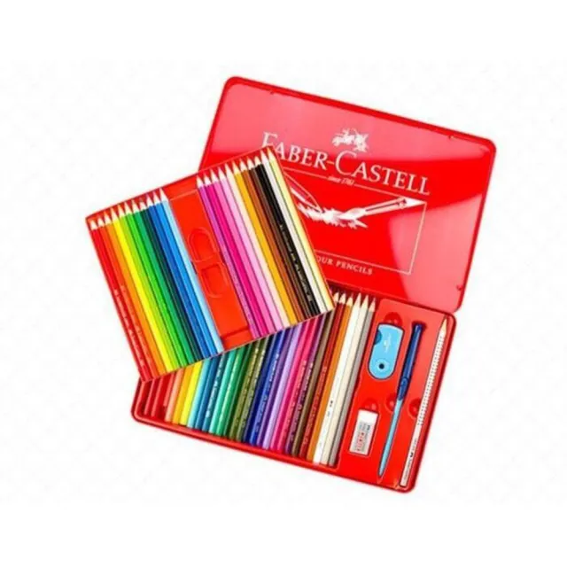 Faber-Castell】48色色鉛筆-油性/水性(兩款可選) - momo購物網- 好評推薦-2025年2月