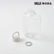 【MUJI 無印良品】攜帶式透明水壺/附提把/310ml