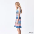 【iROO】立體織紋配色洋裝