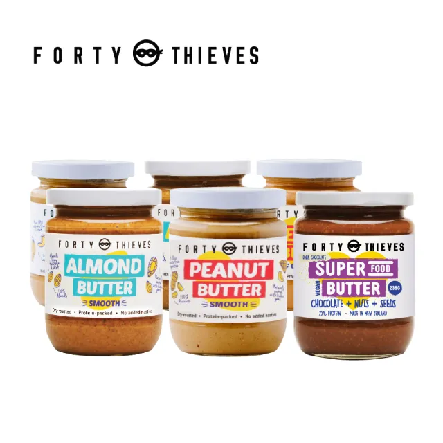 【壽滿趣】Forty Thieves紐西蘭頂級堅果醬235g(口味任選)