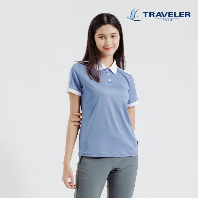 【TRAVELER 旅行者】女款超透氣消臭吸排上衣/POLO衫_231TR841(消臭/超透氣上衣)