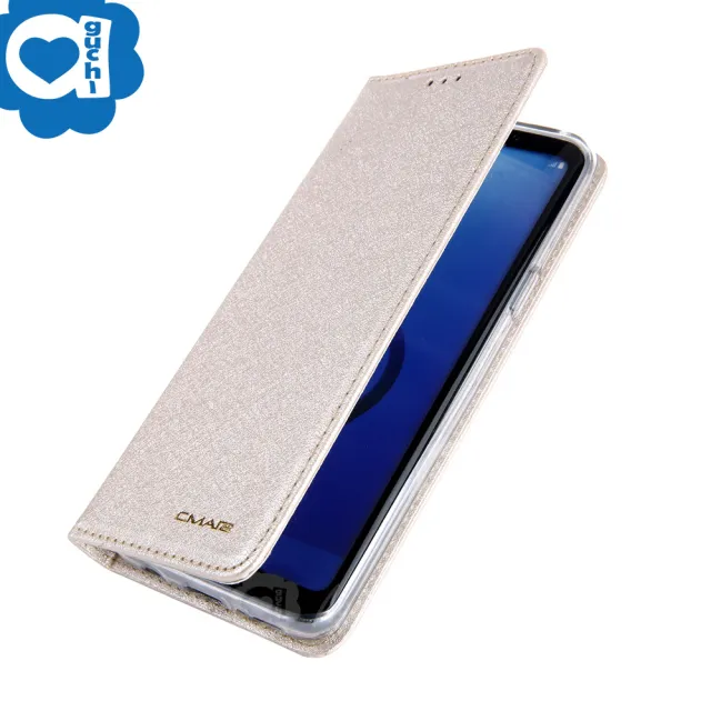 【Aguchi】Samsung Galaxy S23+ 星空粉彩系列皮套 隱形磁力支架式皮套-金粉桃